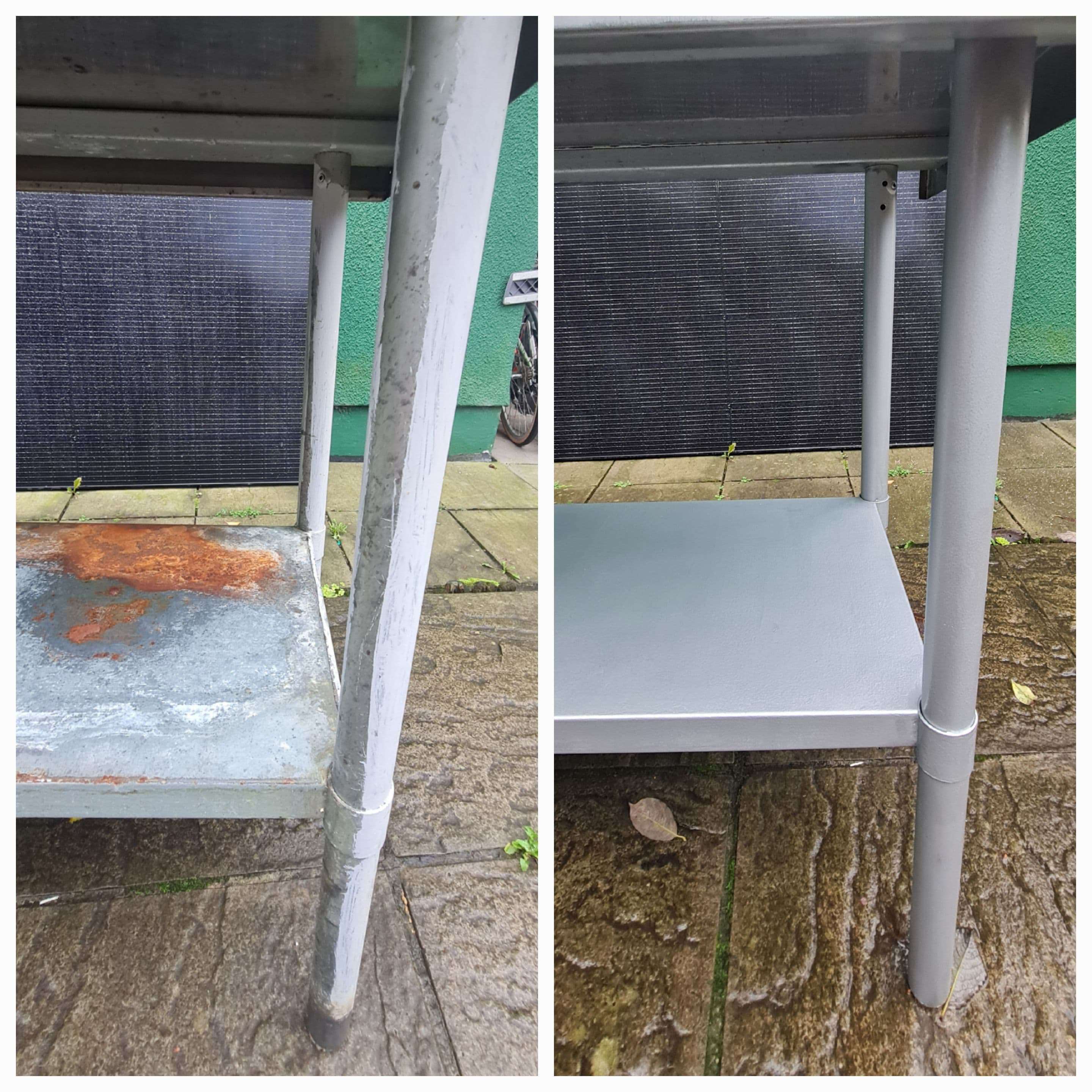 Stylised illustration of steel plates before and after laser weld preparation